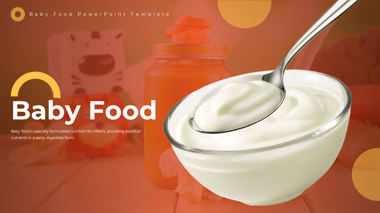 Baby Food PowerPoint Template