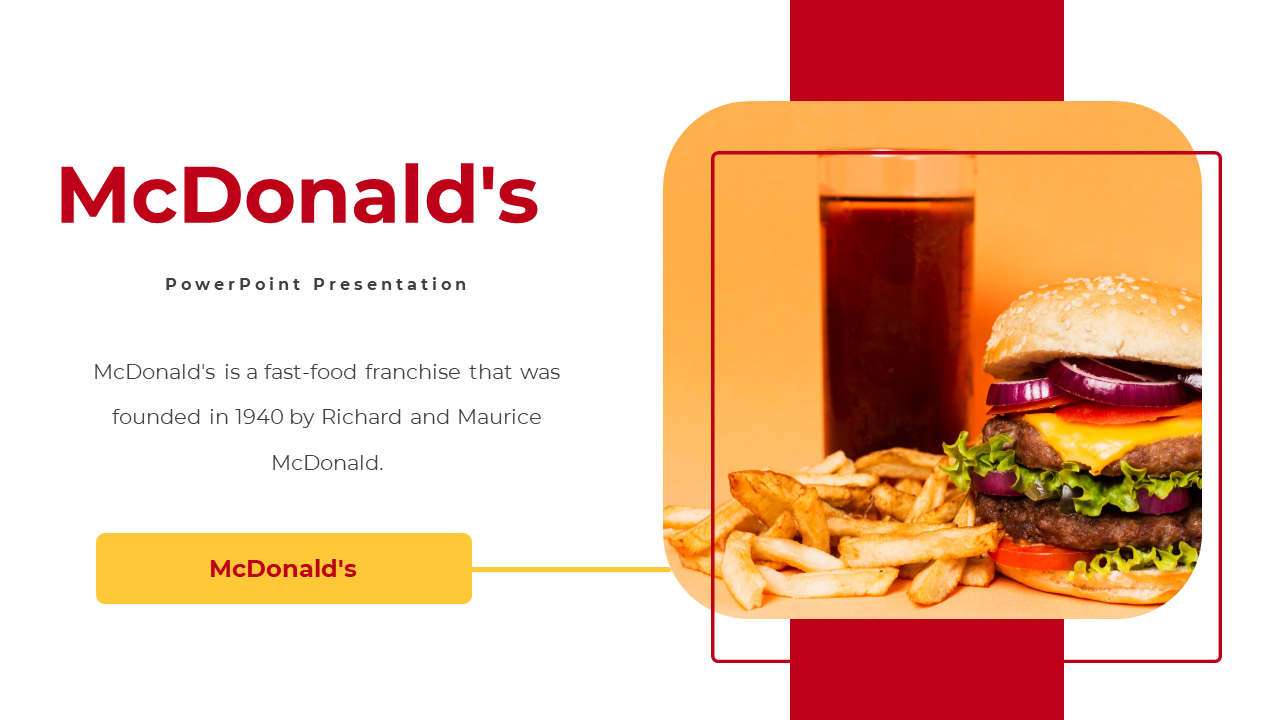 McDonalds PowerPoint Presentation
