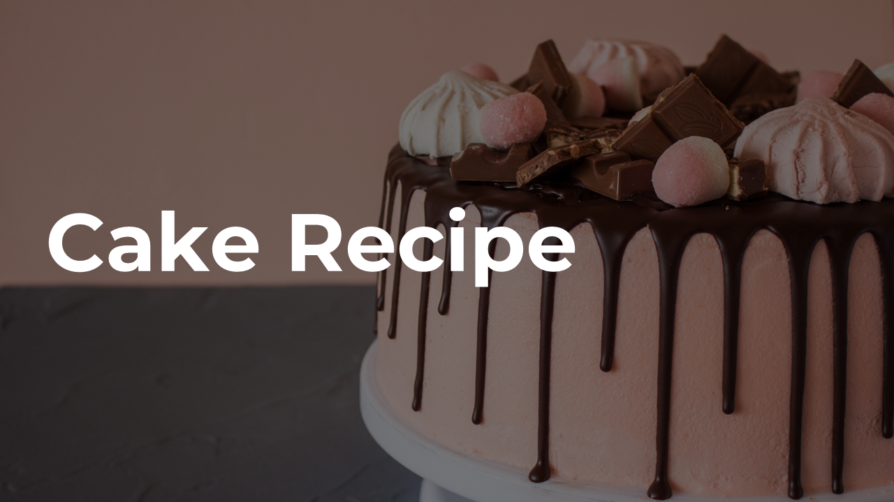 Cake Recipe PowerPoint Template