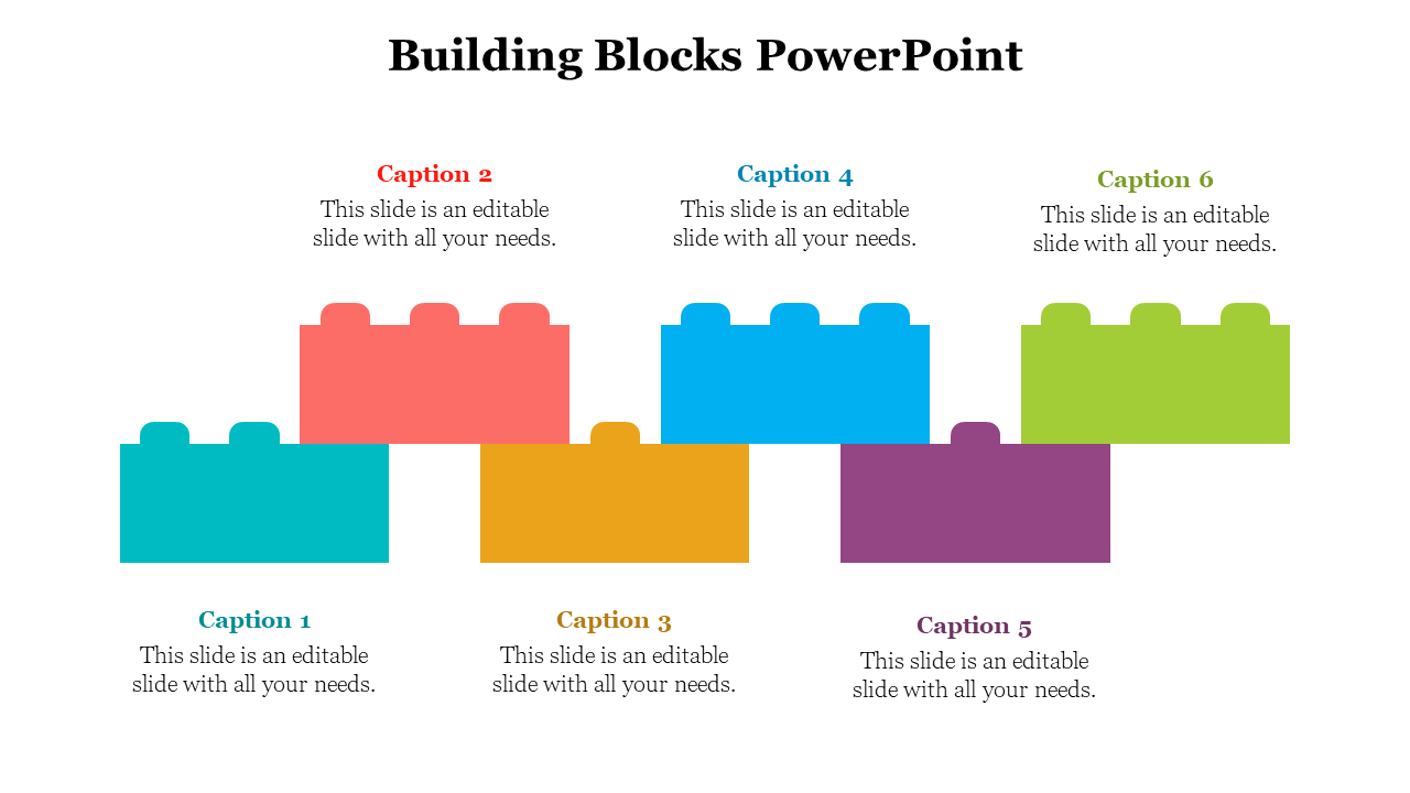 Building Blocks Template PowerPoint Design