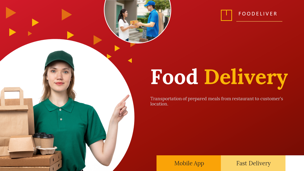 Food Delivery PowerPoint Template