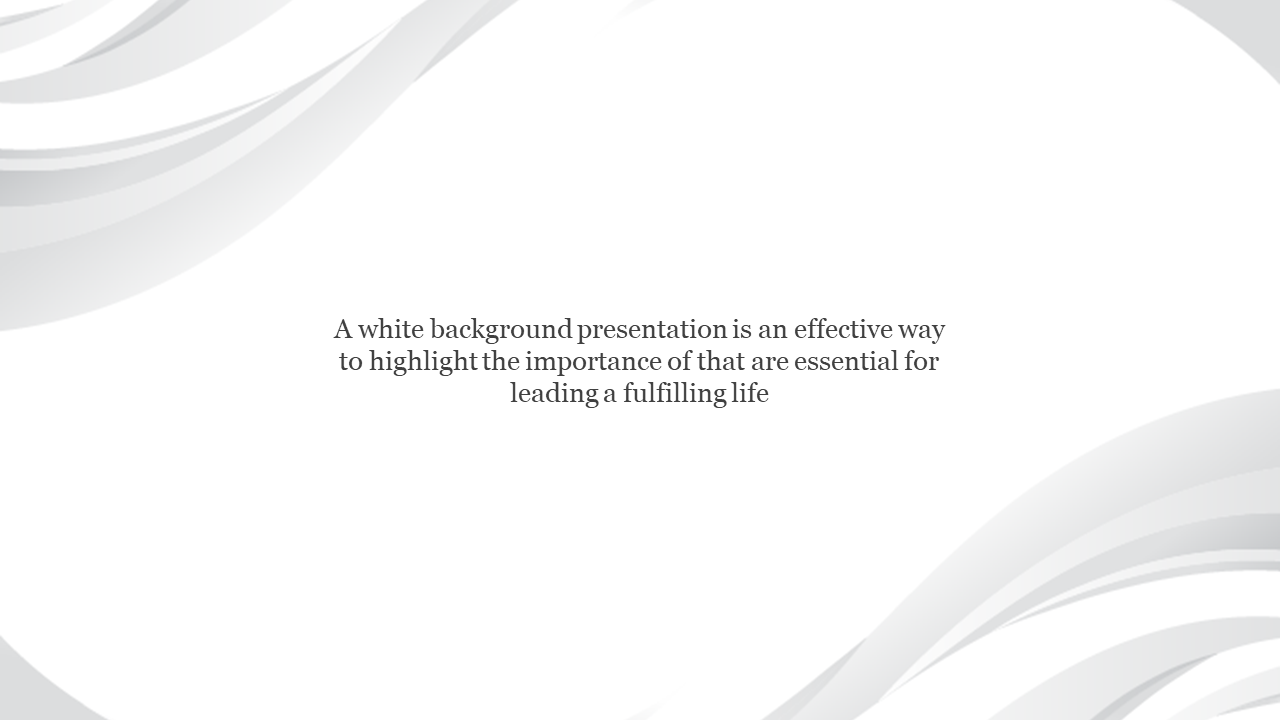 simple PowerPoint templates white background free download