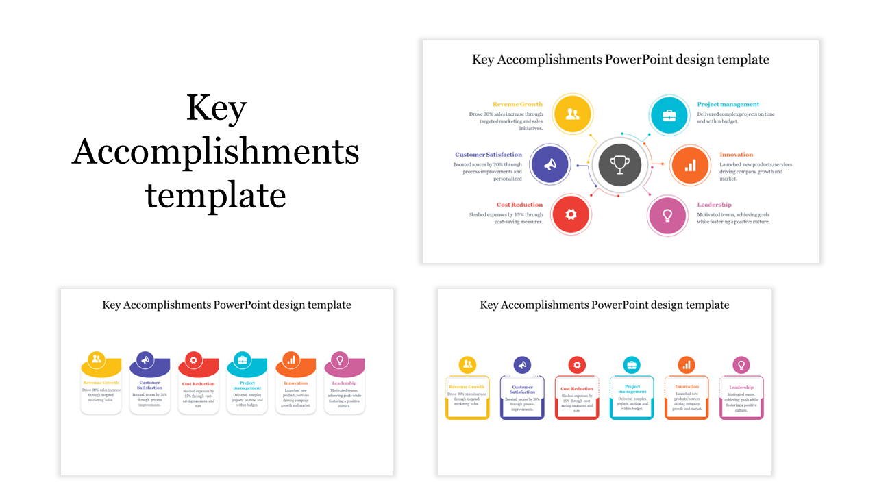 Key Accomplishments PowerPoint Design Template