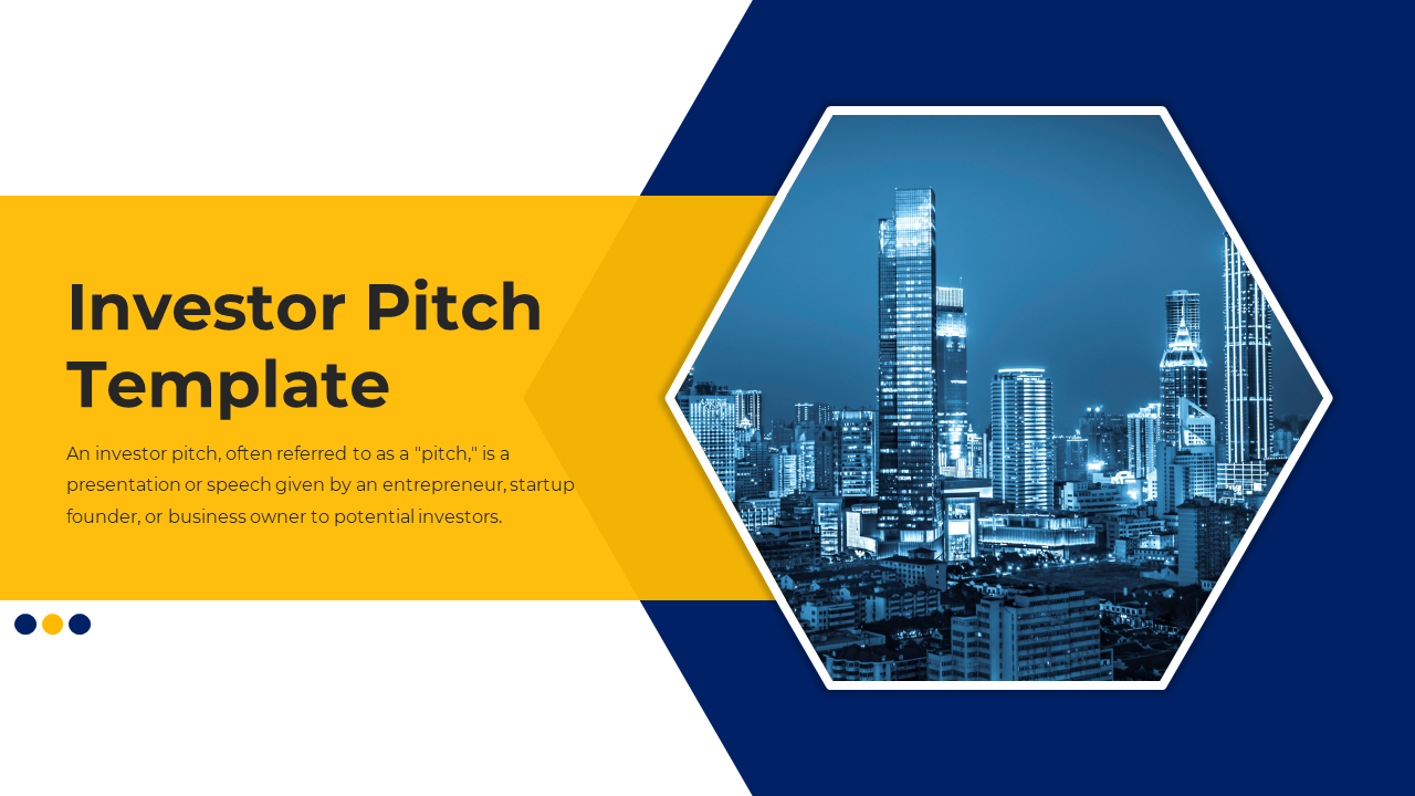 Investor Pitch PowerPoint Template