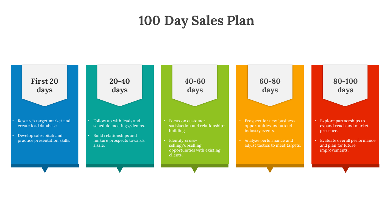 100 Day Sales Plan Example