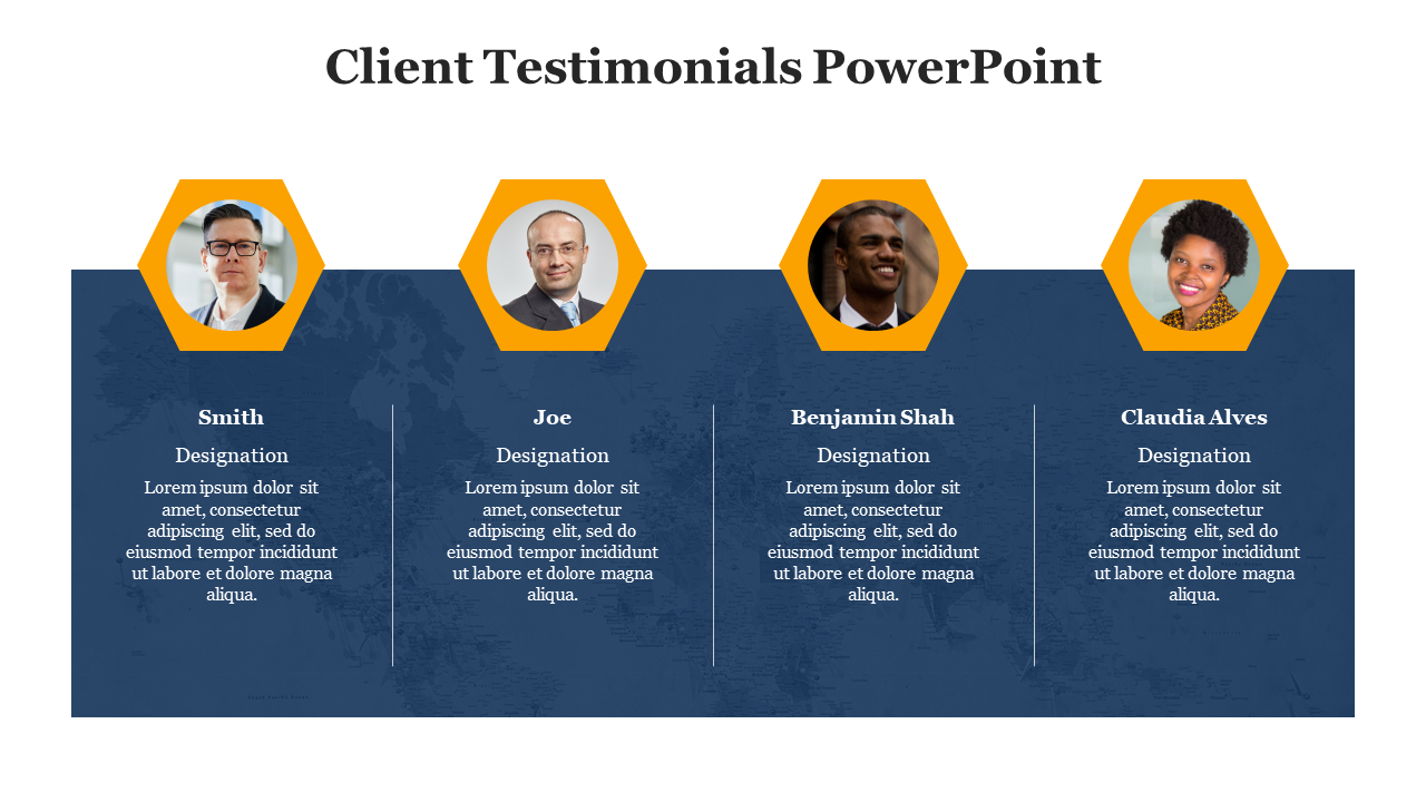 Client Testimonials PowerPoint Template