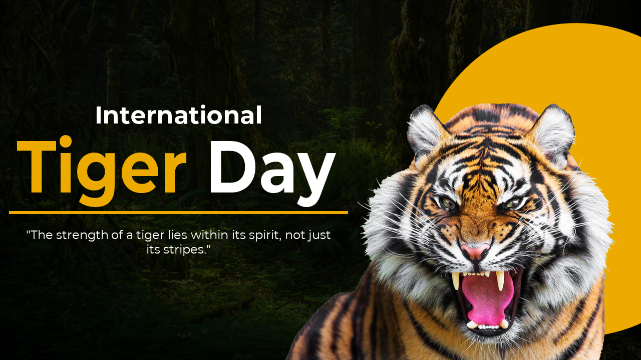 International Tiger Day PowerPoint Slide