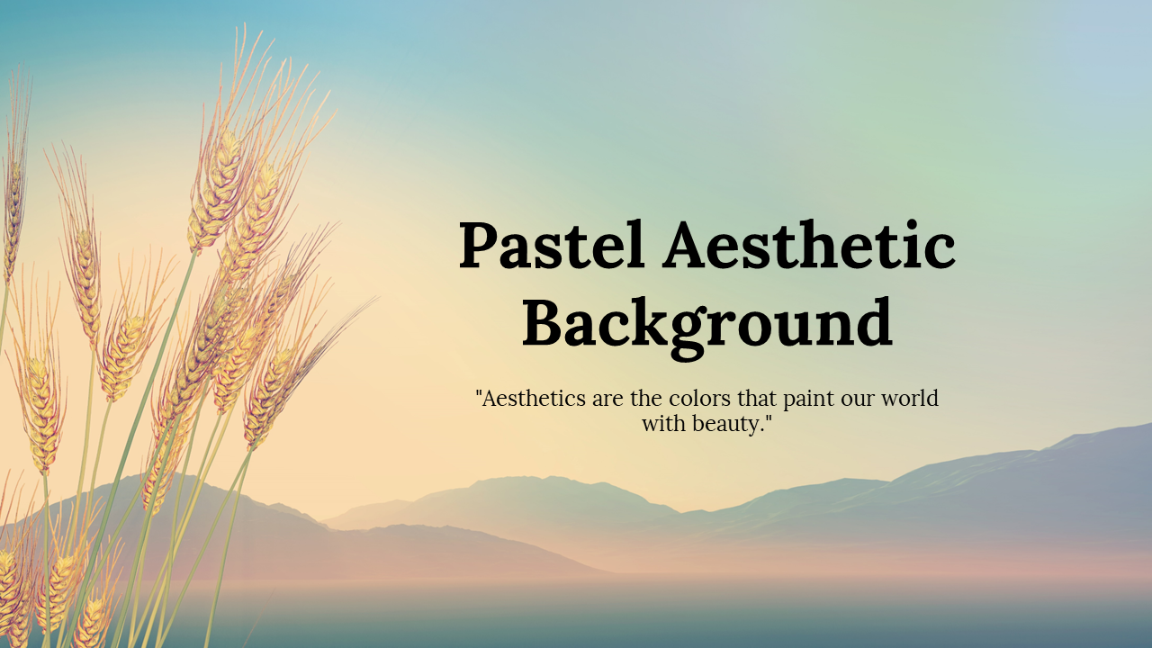 Pastel Aesthetic Background