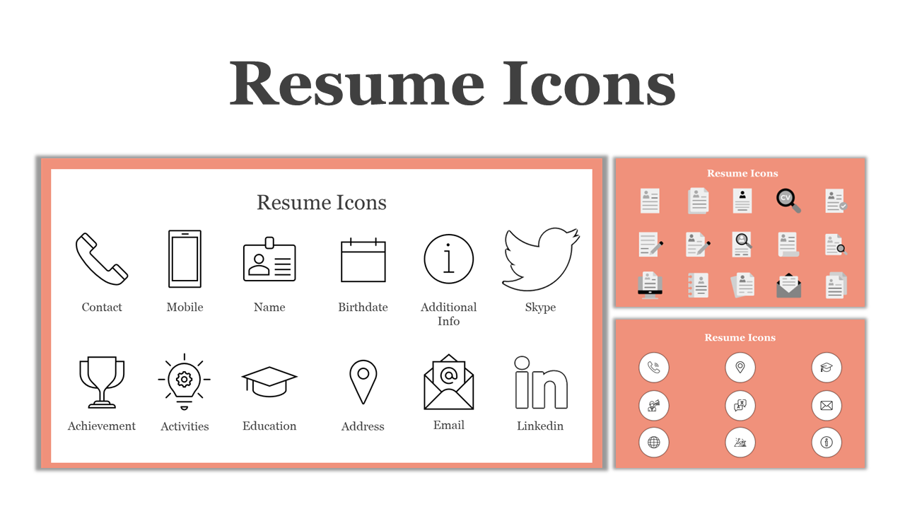 Resume Icons