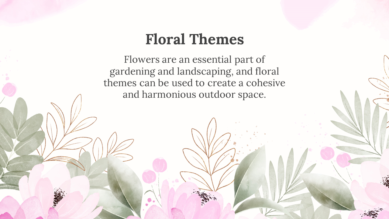 Floral Google Slides Themes Free