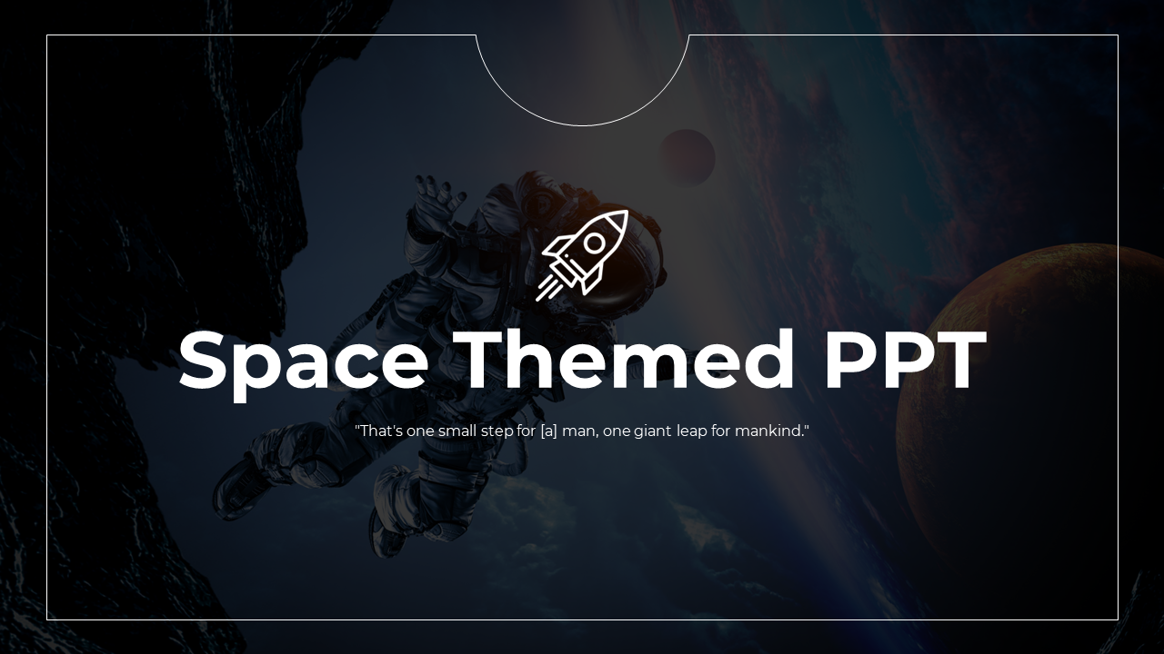 Space Themed Google Slides Template