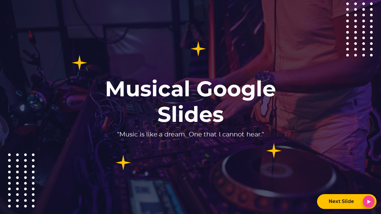 Musical Google Slides Theme