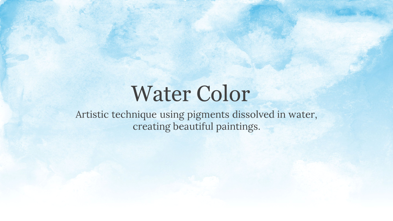 Free Watercolor PowerPoint Template