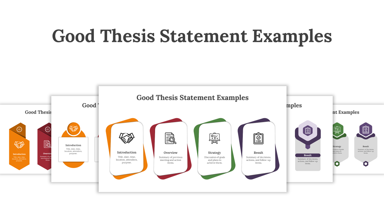 Good Thesis Statement Examples