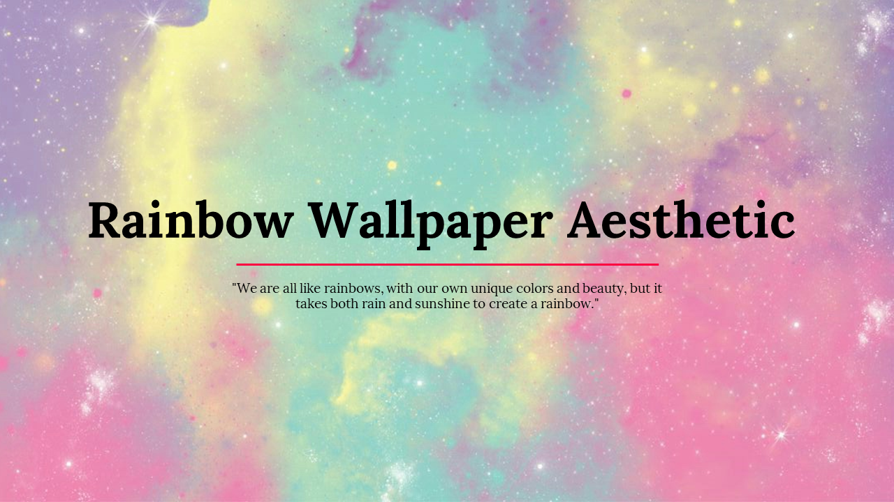 Rainbow Wallpaper Aesthetic