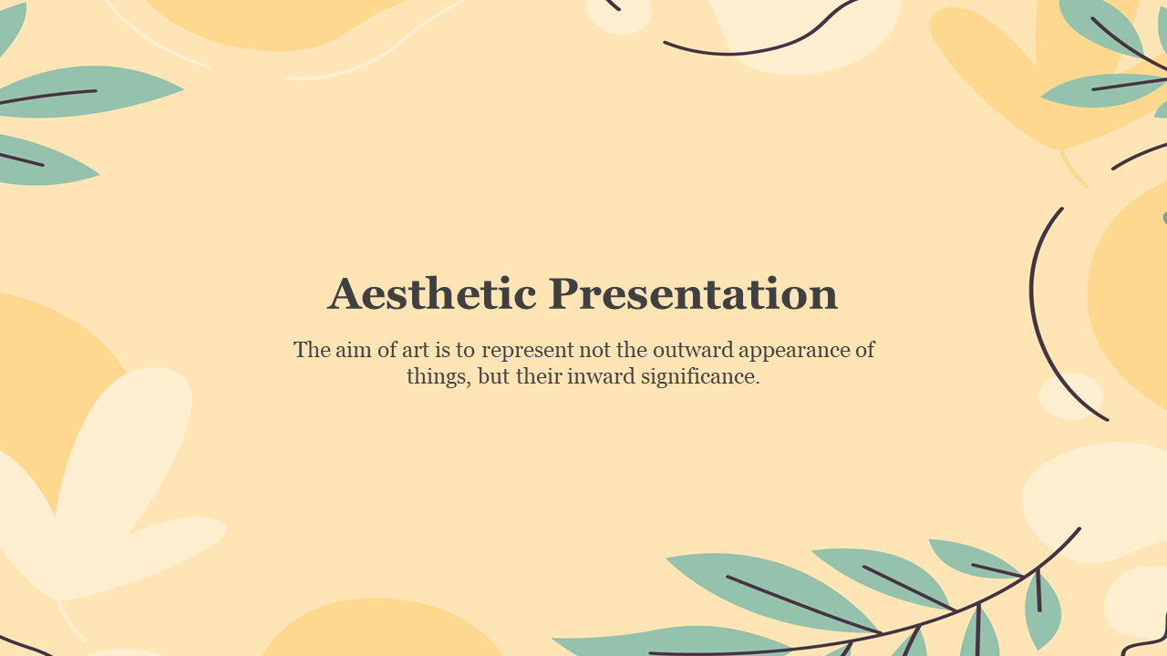 Aesthetic Presentation Background