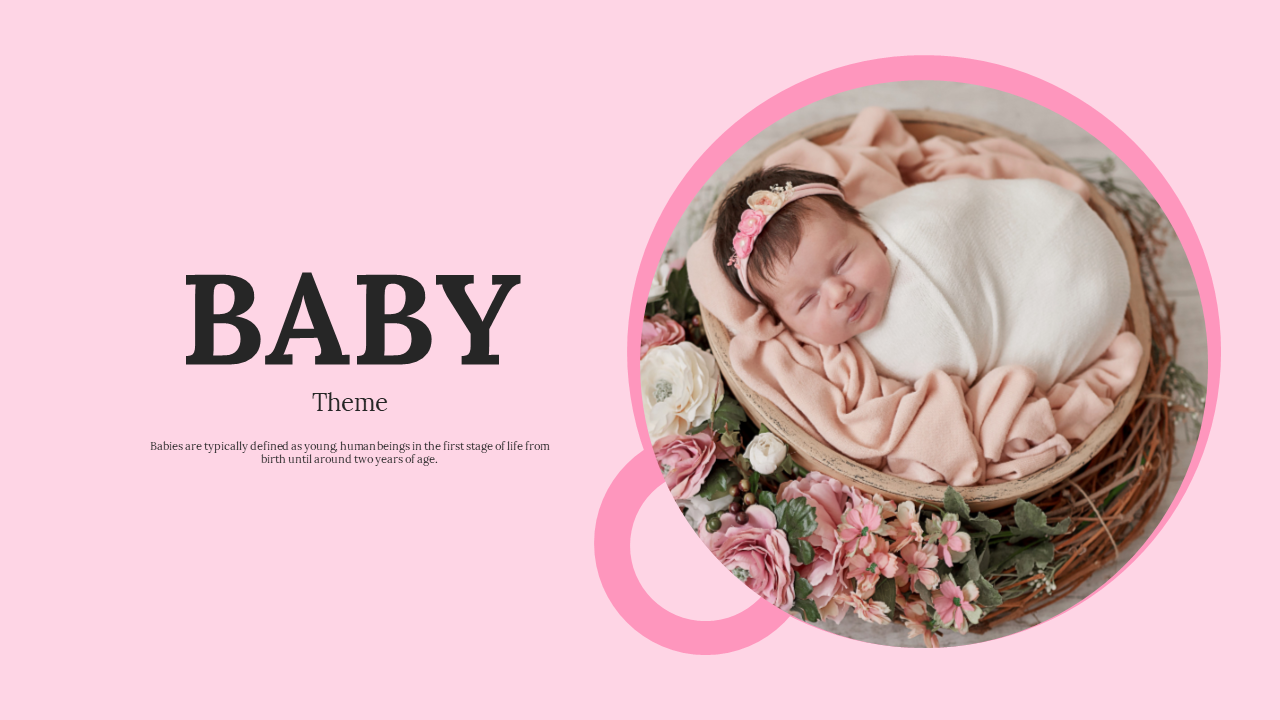 Free PowerPoint Templates Baby Theme