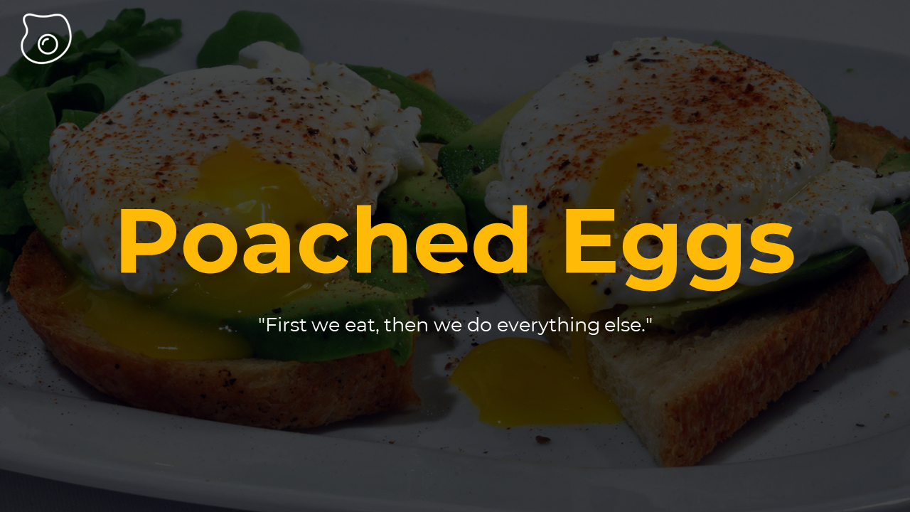 Poached Eggs Presentation Slide