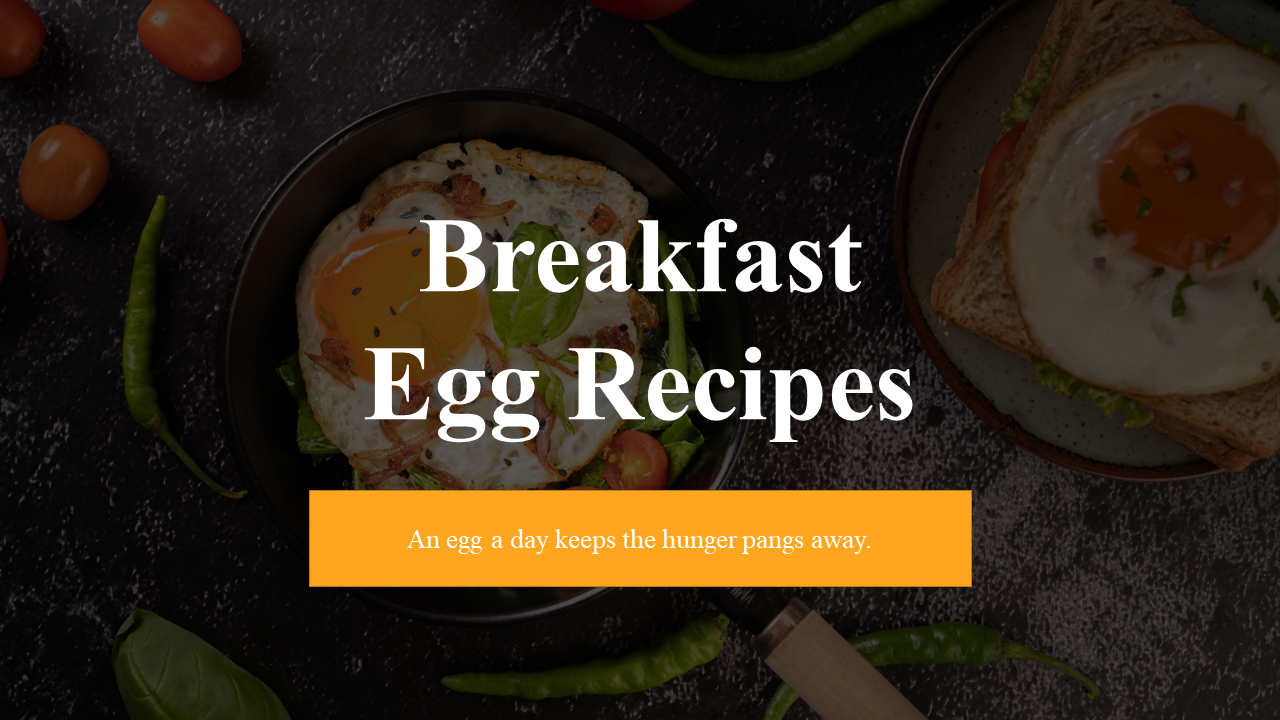 Breakfast Egg Recipes Presentation Template