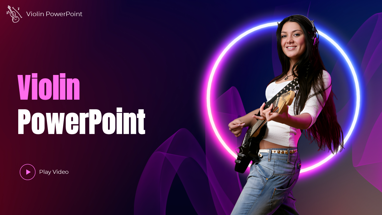 Violin PowerPoint Template