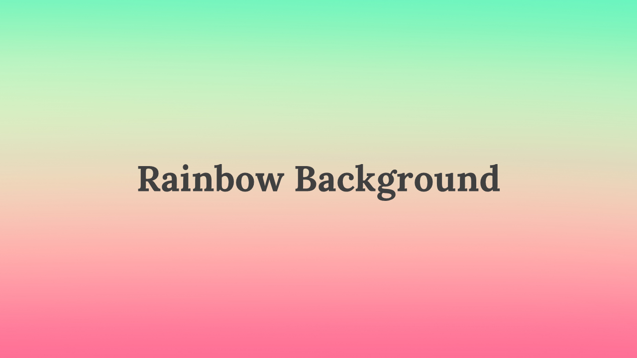 Soft Rainbow Background