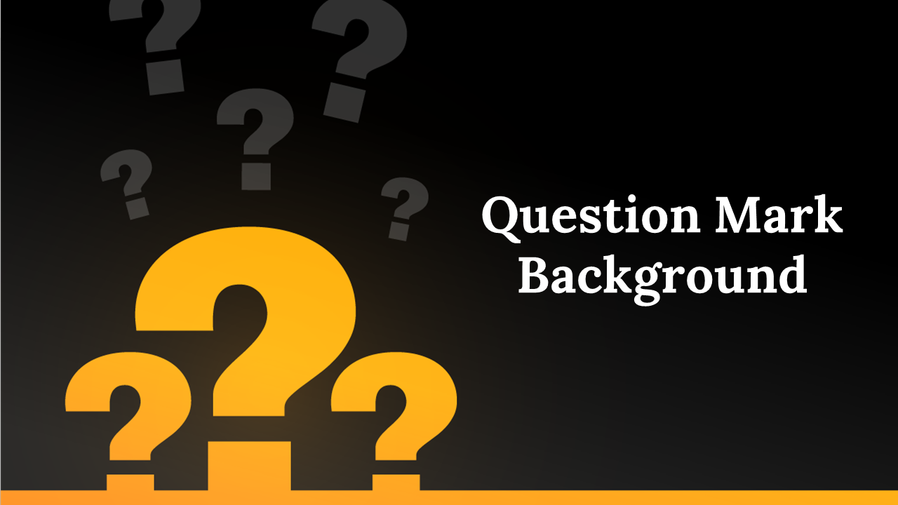 Question Mark Background For PowerPoint