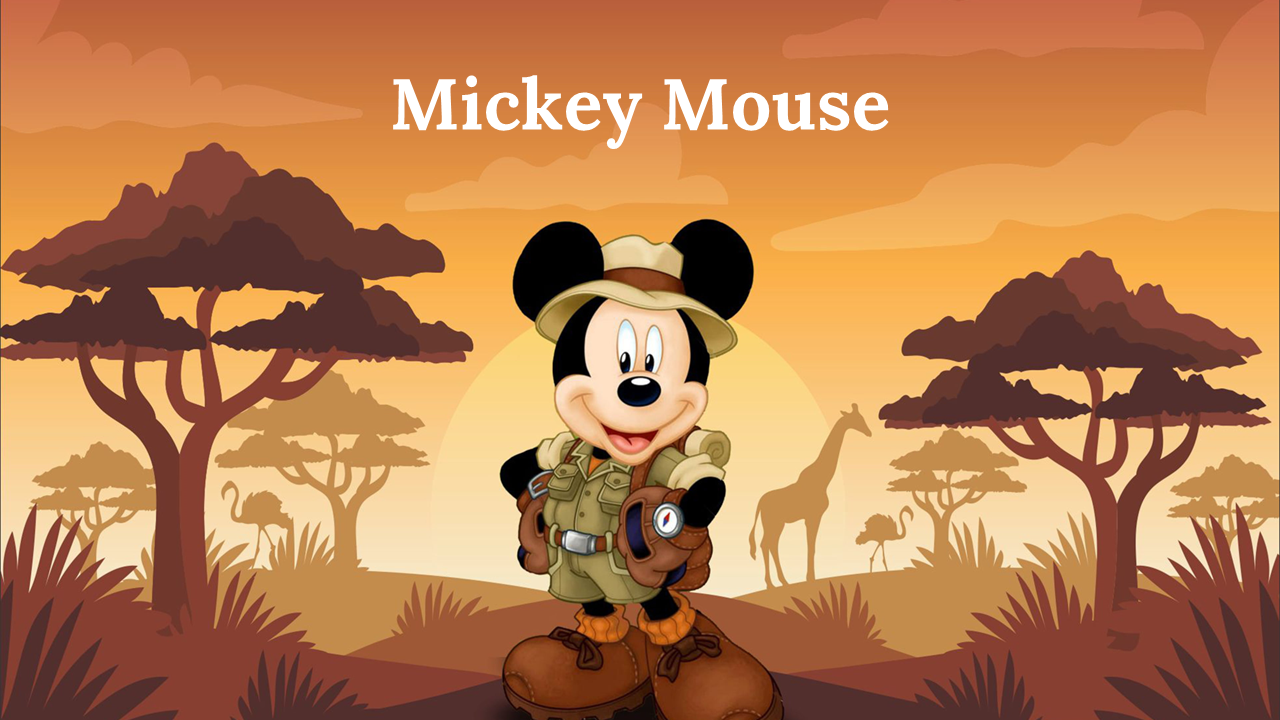 Background Mickey Mouse PowerPoint