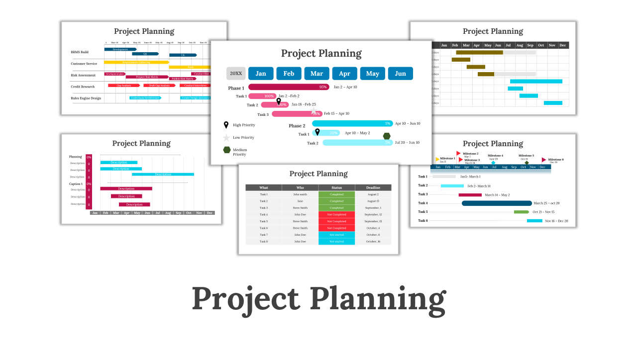 High Level Project Plan Template PPT