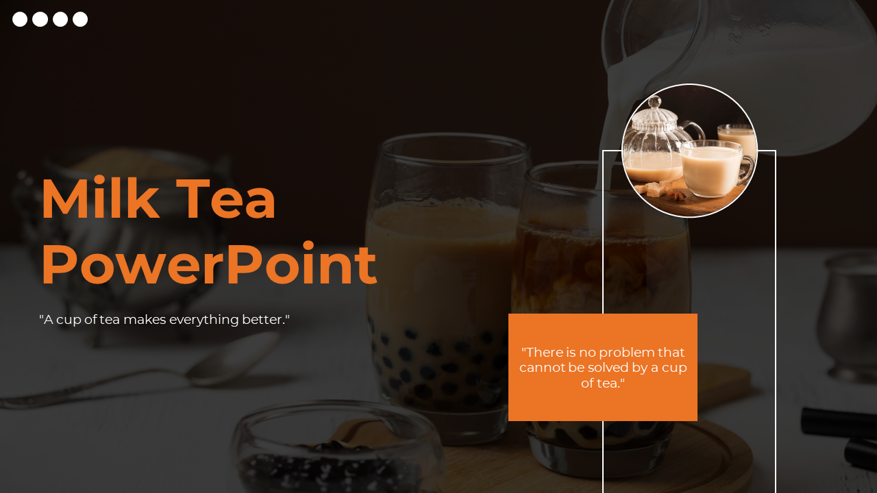 Milk Tea PowerPoint Template