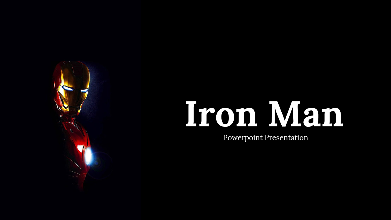 Iron Man Google Slides Theme
