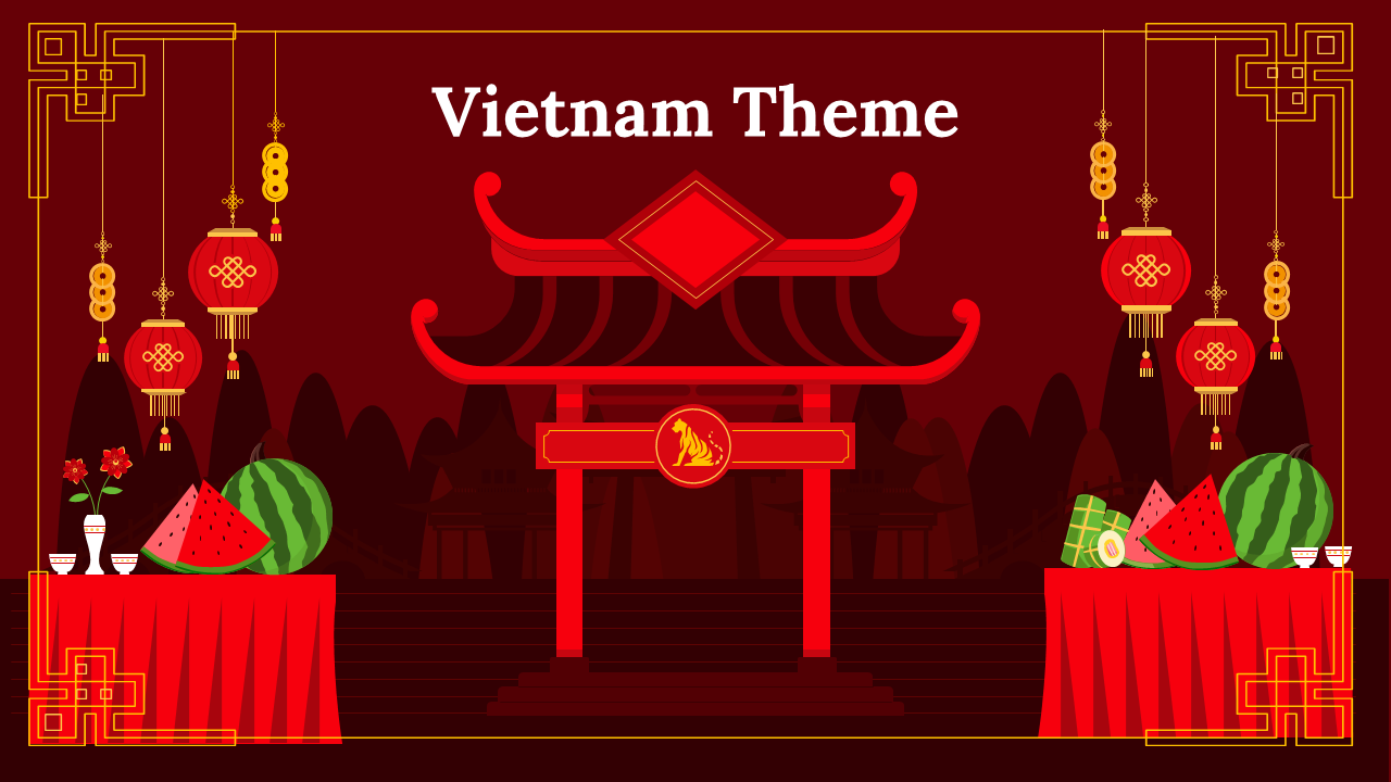 Vietnam Theme Google Slide Template