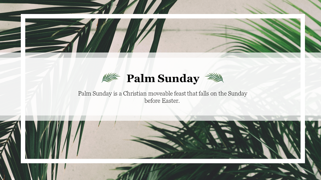 Palm Sunday PowerPoint Backgrounds