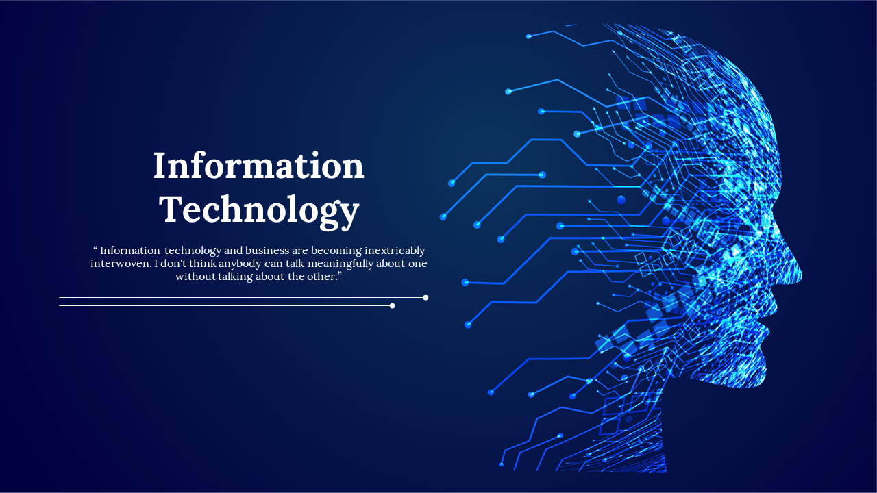 Information Technology PowerPoint Background
