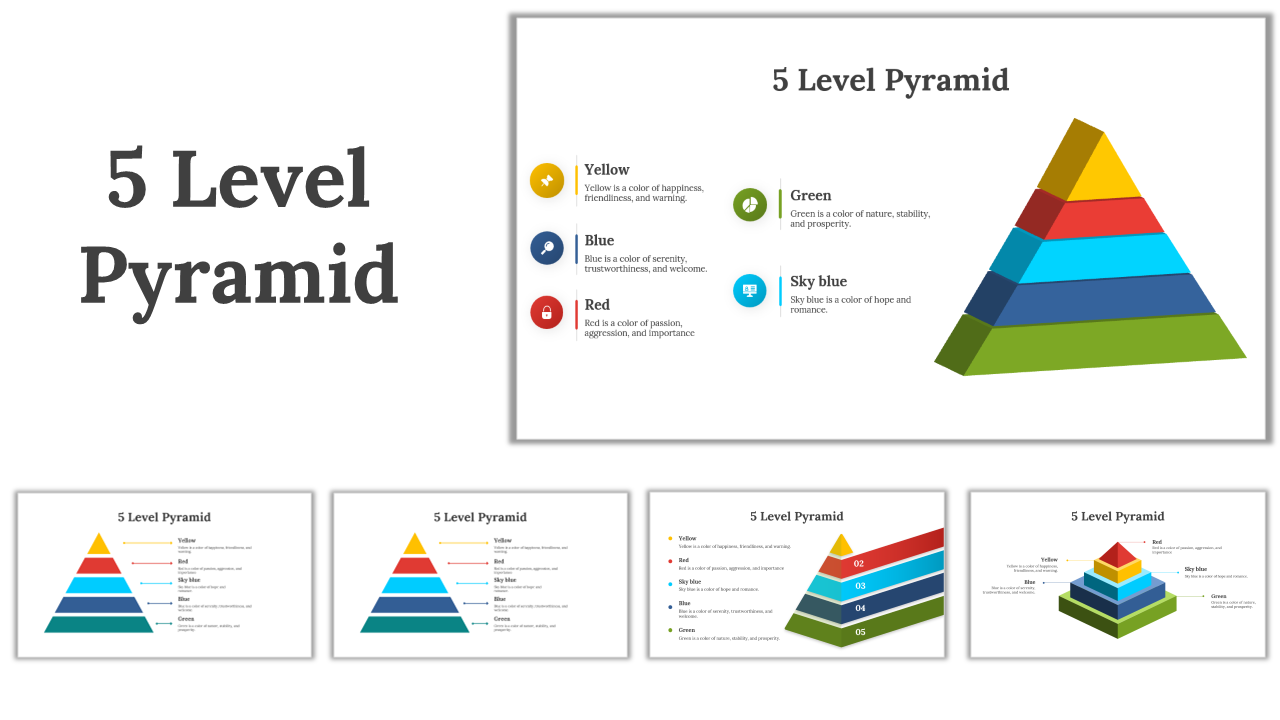 Blank 5 Level Pyramid