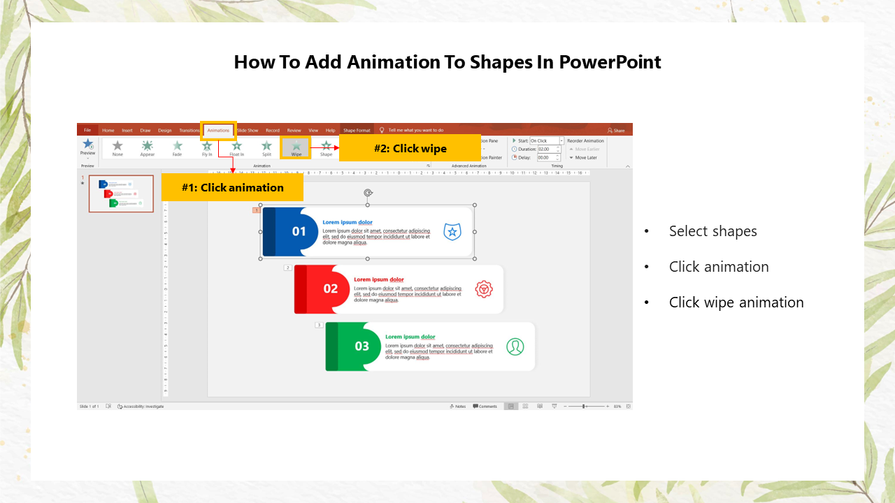 Top Tips: How To Add Animation To Shapes In PowerPoint