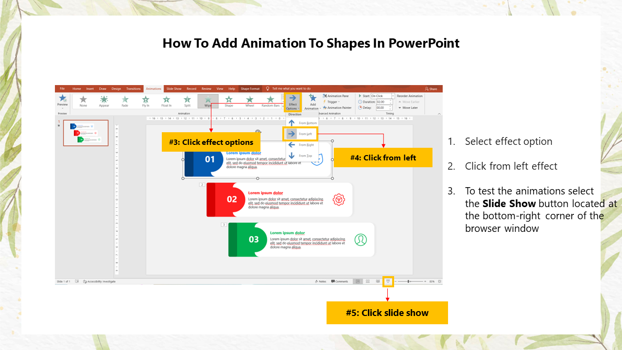 Top Tips: How To Add Animation To Shapes In PowerPoint