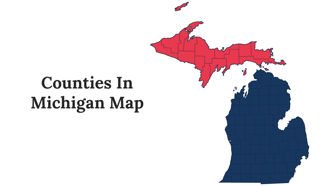 Counties In Michigan Map