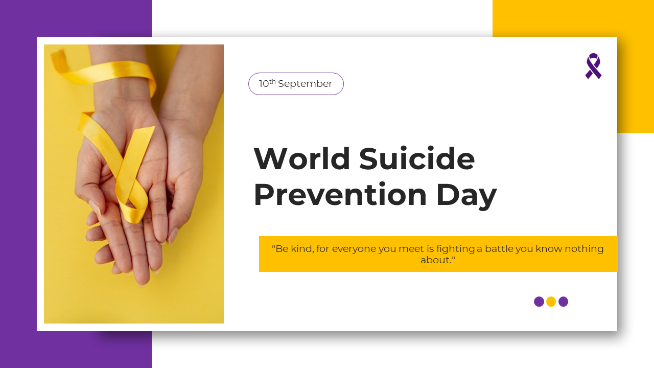 World Suicide Prevention Day PPT