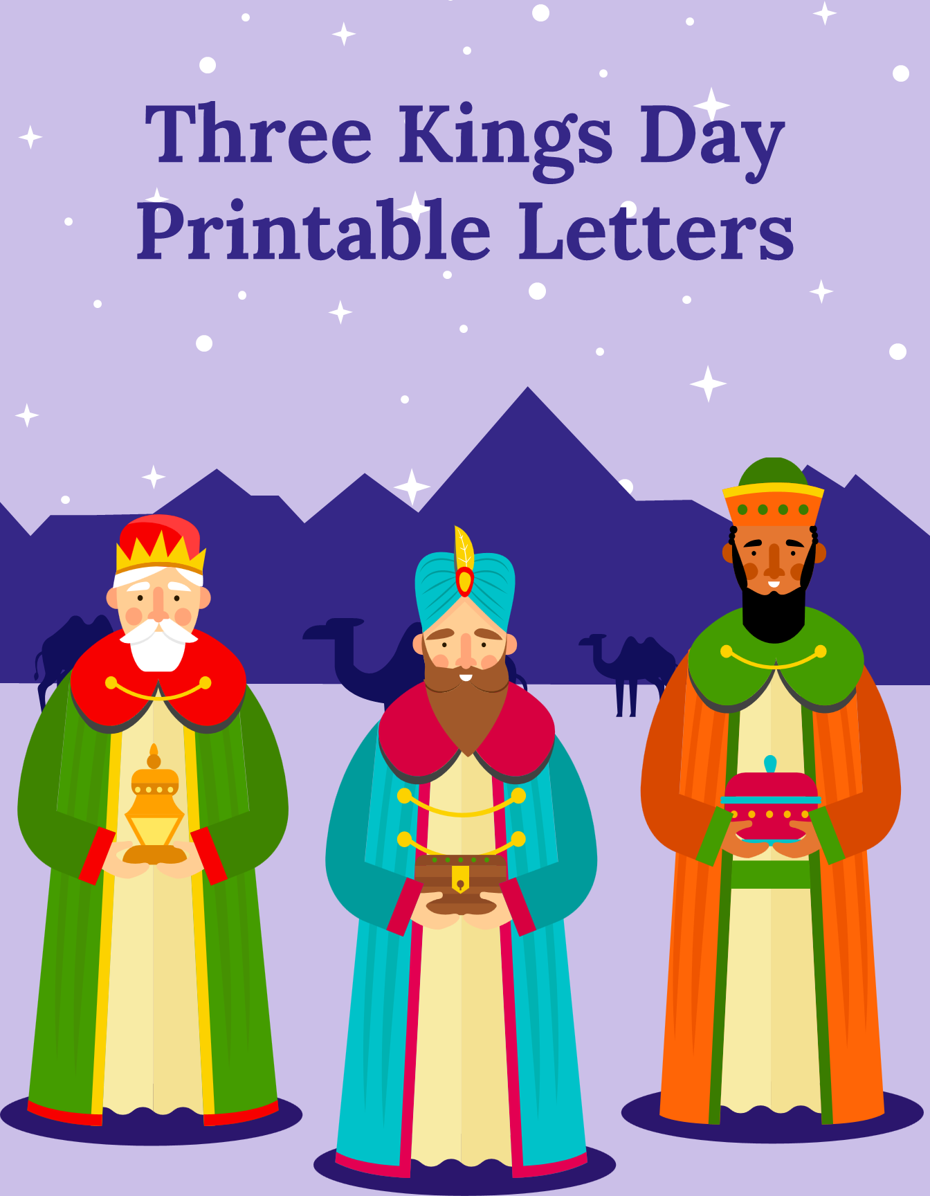 Three Kings Day Printable Letters