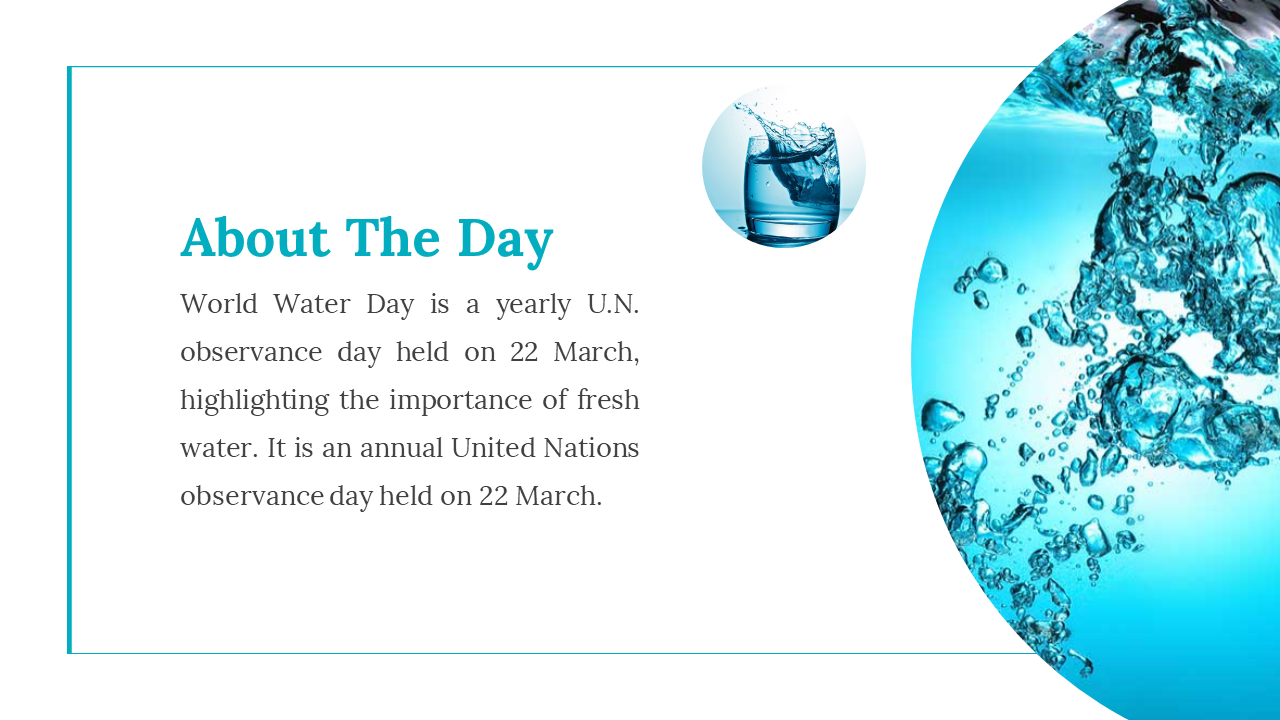presentation on world water day