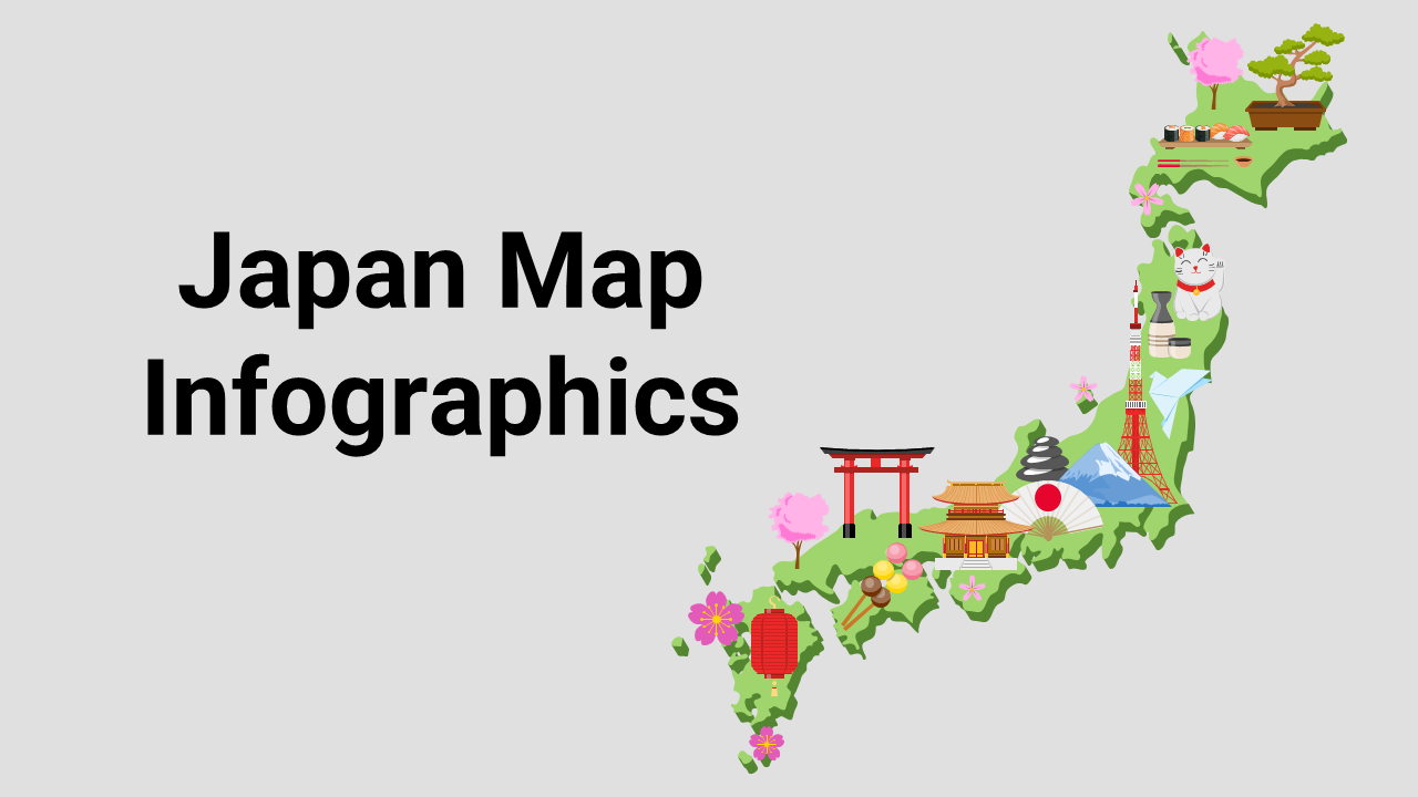 Japan Map Infographics