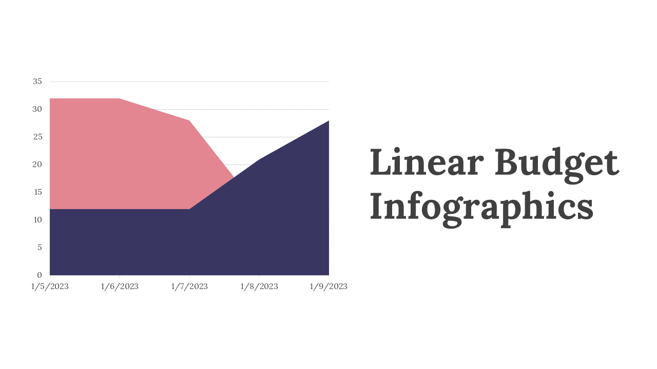 Linear Budget Infographics