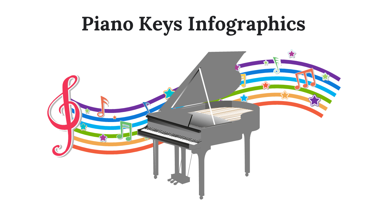 Piano Keys Infographics