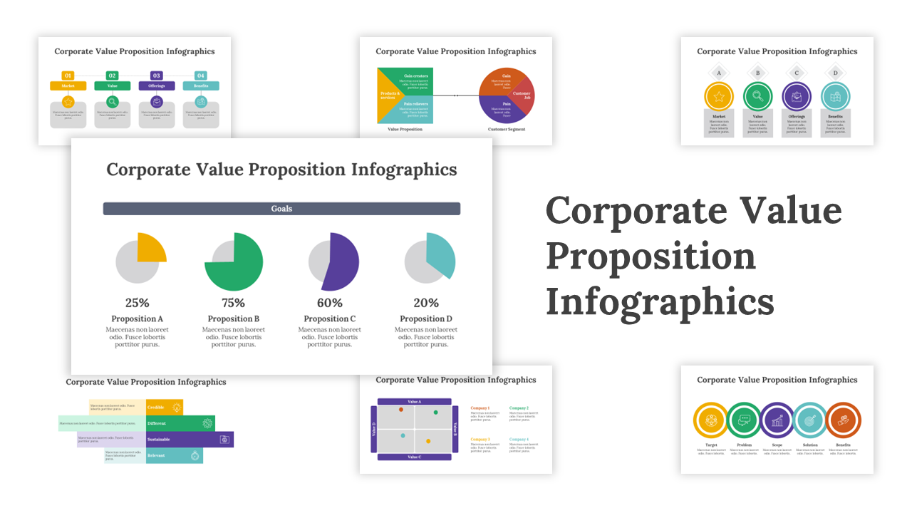 Corporate Value Proposition Infographics
