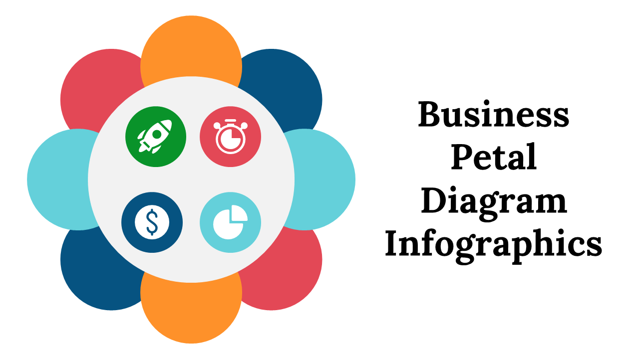 Business Petal Diagram Infographics