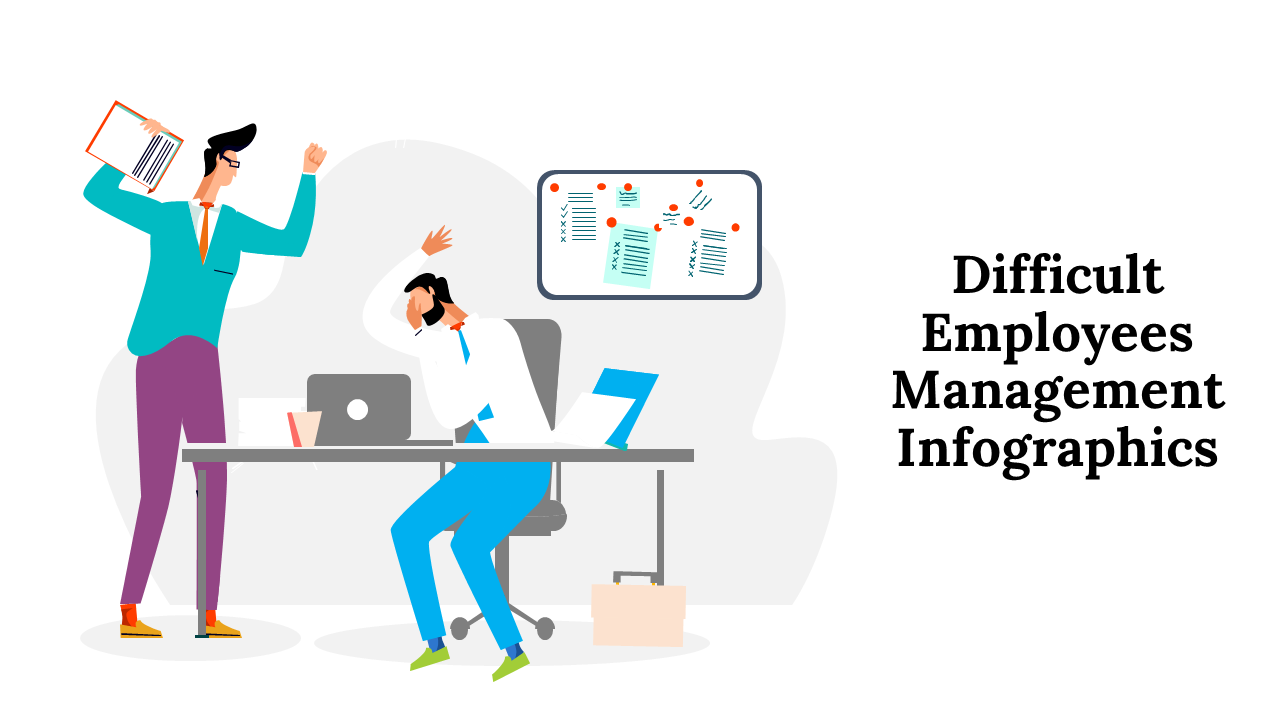 Difficult Employees Management Infographics