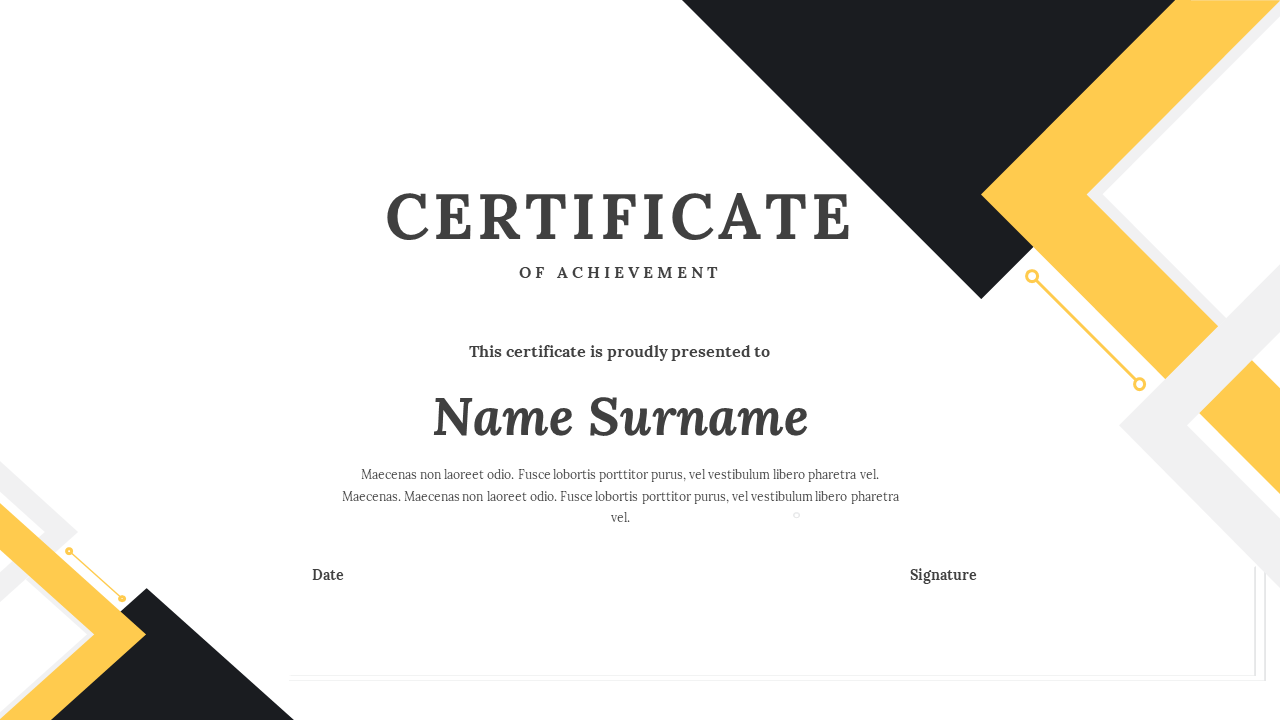 Free Certificate Template