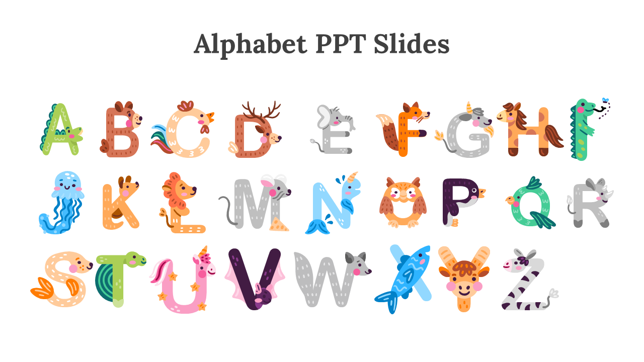 Alphabet PPT Slides