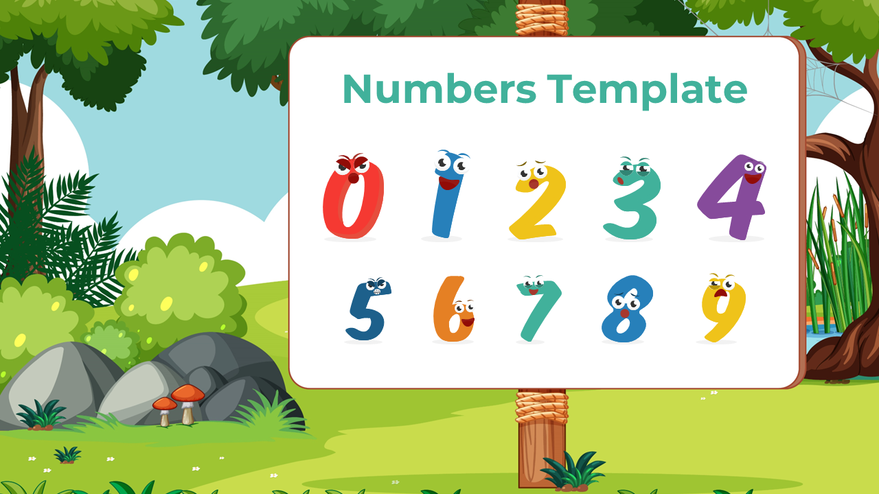 Numbers Template