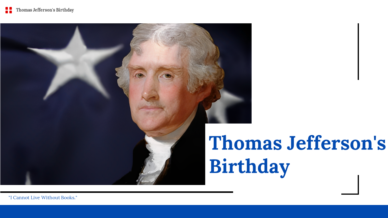 Thomas Jeffersons Birthday